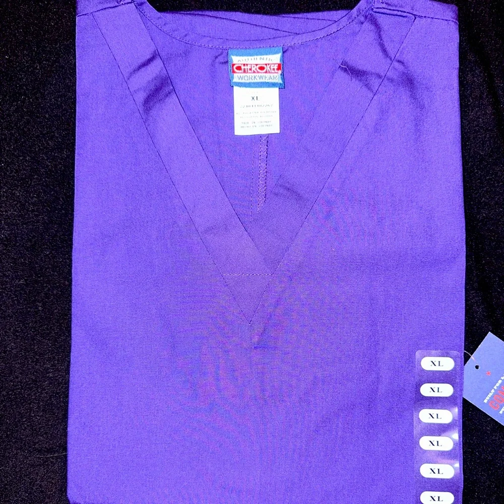 Scrub tops New still in packages size XL WOMEN $30 for all three. - Picture 2 of 6
